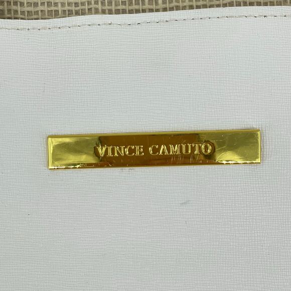 Vince Camuto large Tote, Purse, Shoulder Bag, White, Tassel detail - Picture 5 of 6